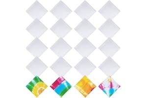 choyaxo White Bandanas Handkerchief Plain Bandana for Tie Dye DIY