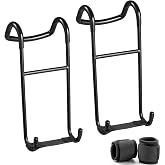 Upgraded 2-Pack Dumbbell Spotter Hooks, 250 LBS Max Load Capacity | Heavy-Duty Dumbbell Hooks for Bench Press Chest Shoulder Workouts, Comes with 2 Wrist Support Straps