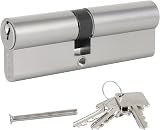 DIDA 90mm Euro Cylinder Lock with 3 Keys Anti-Pick Anti-Drill Matte Black