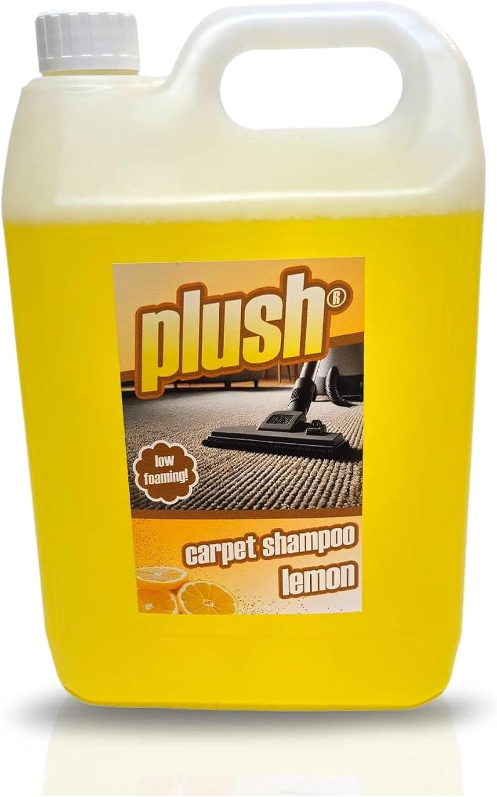 Trade Chemicals Plush Carpet Shampoo 5L Lemon Low Foaming Cleaner