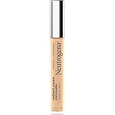 Neutrogena Healthy Skin Radiant Lightweight Brightening Cream Concealer with Peptides & Vitamin E Antioxidant, Non-Comedogenic, Bisque Light/Medium 02 neutral undertones, 0.24 fl. oz