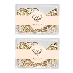 Gold Jumbo Paper Clips Bookmark Set, Multibey