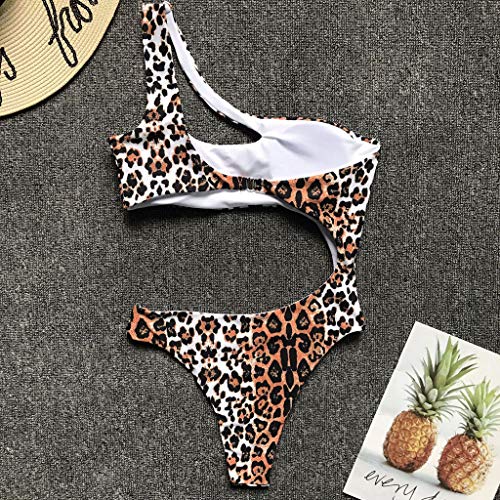 image for Masun Ladies Sexy Pure Color Navel Exposed Jumpsuit Beach Swimsuit Wom