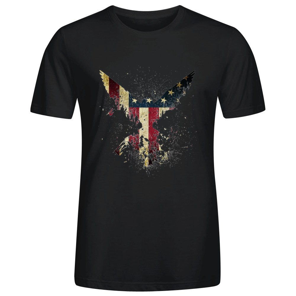 Amazoncom Perfectby Mens Short Sleeve Comfot Merica Eagle - 