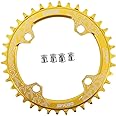 DJC Bike Chainring 104mm BCD Round/Oval MTB 104BCD 30T to 52T 7/8/9/10/11/12 Speed Narrow Wide Tooth Aluminum 7075 Super Lightweight 30T 32T 34T 36T 38T 40 42 DH XC Trail Fat Bike Ebike
