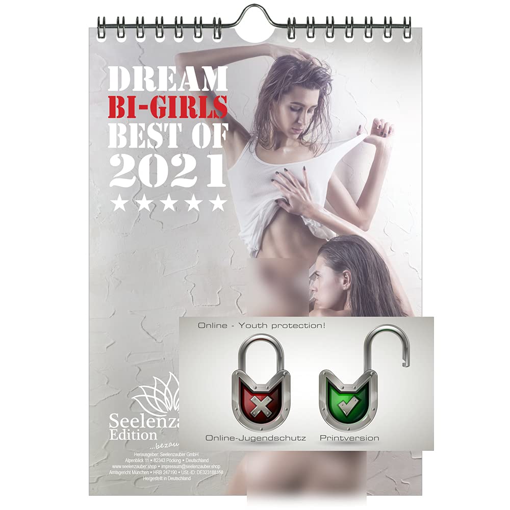 Seelenzauber Sexy Bi - Girls DIN A5 Calendar for 2022 Erotic Lesbian Couples - Soul Magic, K2022-5W-00503-D-0