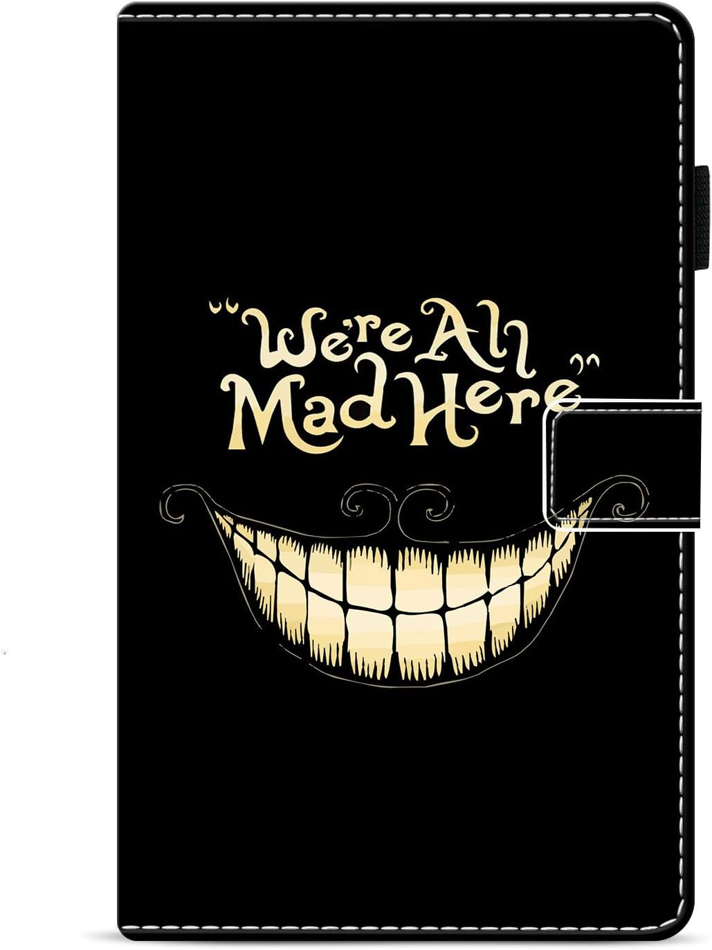 DC Faner Case for Amazon Fire 7, Kindle Fire 7 Case (7th Generation - 2017 Release) Slim Leather Smart Case Cover with Auto Wake/Sleep for Fire 7 Tablet - Alice in Wonderland