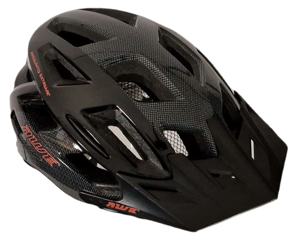 AWERide™ Bike Helmet MTB Helmet Adult Mens Womens 58-61cm Bicycle Helmet Black/Red Large Adjustable Lightweight Enduro/Freeride *AWE 5 year Crash Replacement Policy, CE-EN 1078:2012:A1:2012 standards