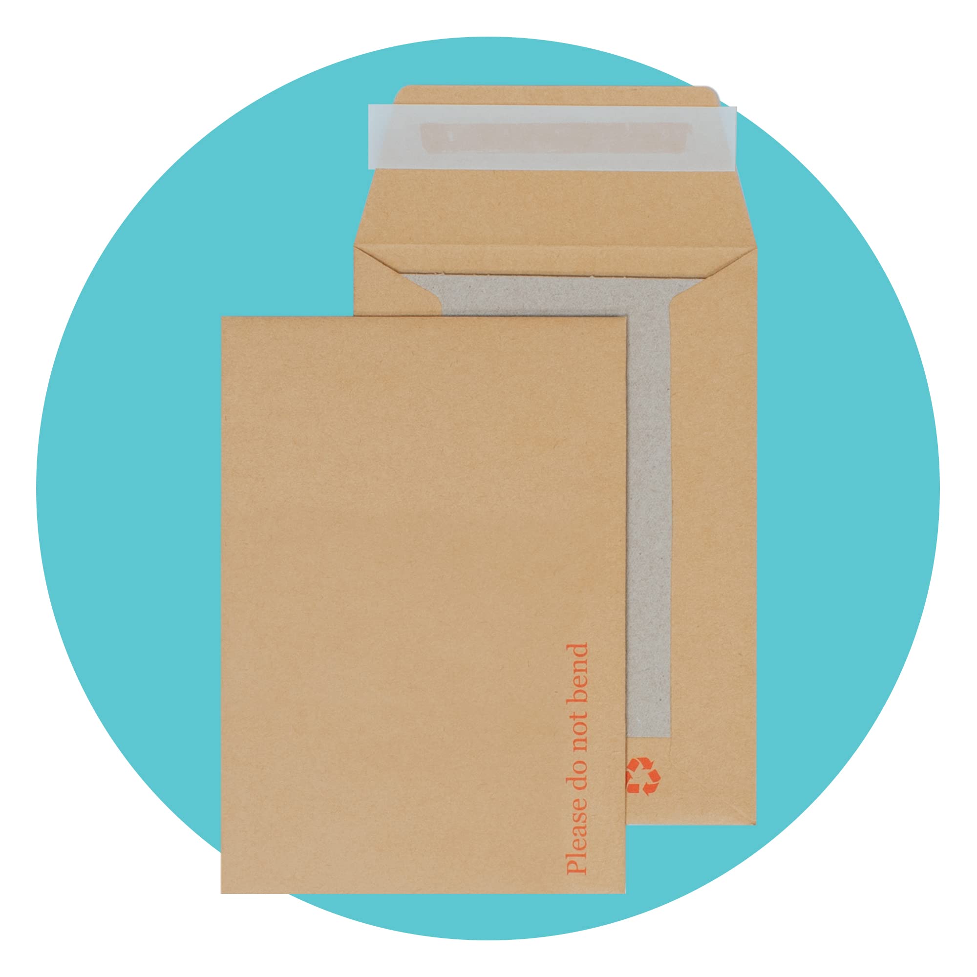 Triplast 1000 x A6 C6 Manilla Hard Board Back Envelopes (162x114mm) - Cardboard Backed Mailers with Peel & Seal Strip - Rigid Do Not Bend Envelopes for Mailing Posting Shipping & Storing Documents