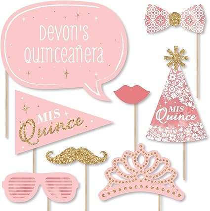 Amazon Com Big Dot Of Happiness Custom Mis Quince Anos Photo