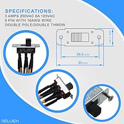 Ceiling Fan Mount Directional Toggle Switch - Fan