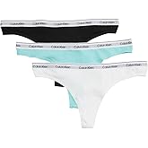 Calvin Klein womens Modern Logo Thong 3-pack