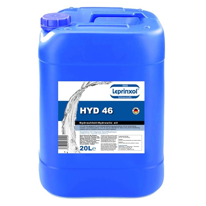 20L HYD 46 Leprinxol Hydraulic Fluid. The hydraulic oil HLP 46, bottled