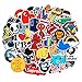 50-Pack SuprCool Stickers - Laptop Cellphone Pad Skateboard Luggage Car Motorcycle Bicycle - Random Sticker Set