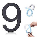 6 Inch Self-adhesive House Numbers,Stainless Steel