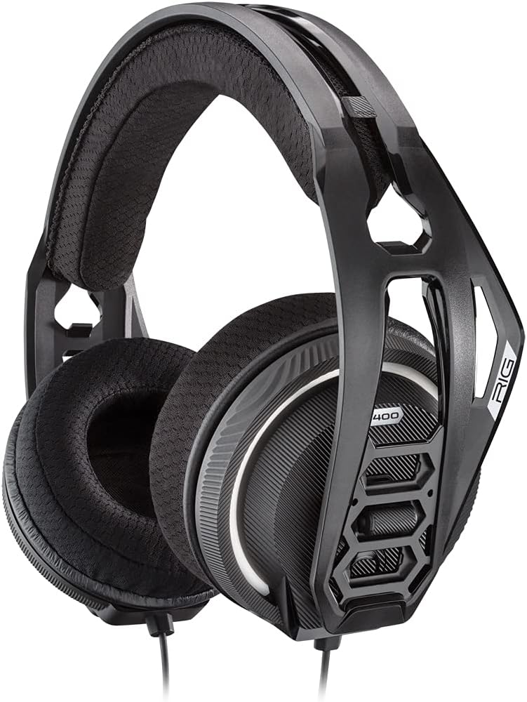 Plantronics Gaming Headset, RIG 400LX Gaming Headset for Xbox One with Prepaid Dolby Atmos Activation Code and LX1 Adapter Included