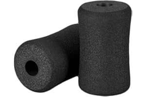 OTFAITP Sponge Foam Foot Pad Roller Pair, Used for Replacing Gym Exercise Equipment, Suitable for 1-inch Rod (Foam 4.53" X 2.56" Od X 0.87" Id)