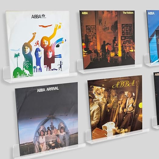 Amazon.de: NC 6 Stück Vinyl-Schallplatten-Wand-Display, Vinyl