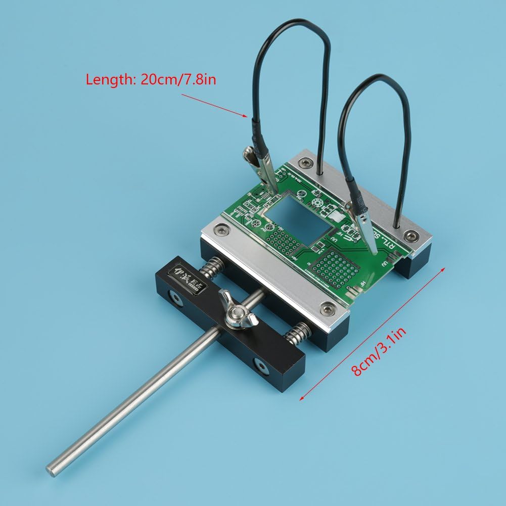 TOPINCN 1Set Adjustable Circuit Board Soldering Station PCB Plate Holder with Two Caliper Clamp - Image 3