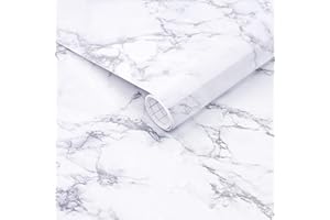 Arthome Marble Contact Paper,Self Adhesive Wallpaper,Peel and Stick Paper Removable Decorative Film for Kitchen,Countertop,Ca