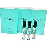 Tiffany & Co. Love Sample for Him Men Sample Travel Spray Vials 0.5/1. ML Eau De Toilette EDT - (Set of 3)