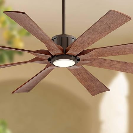 60 The Defender Modern Outdoor Ceiling Fan With Light Led