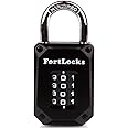 FortLocks Gym Locker Lock - 4 Digit, Heavy Duty, Hardened Stainless ...