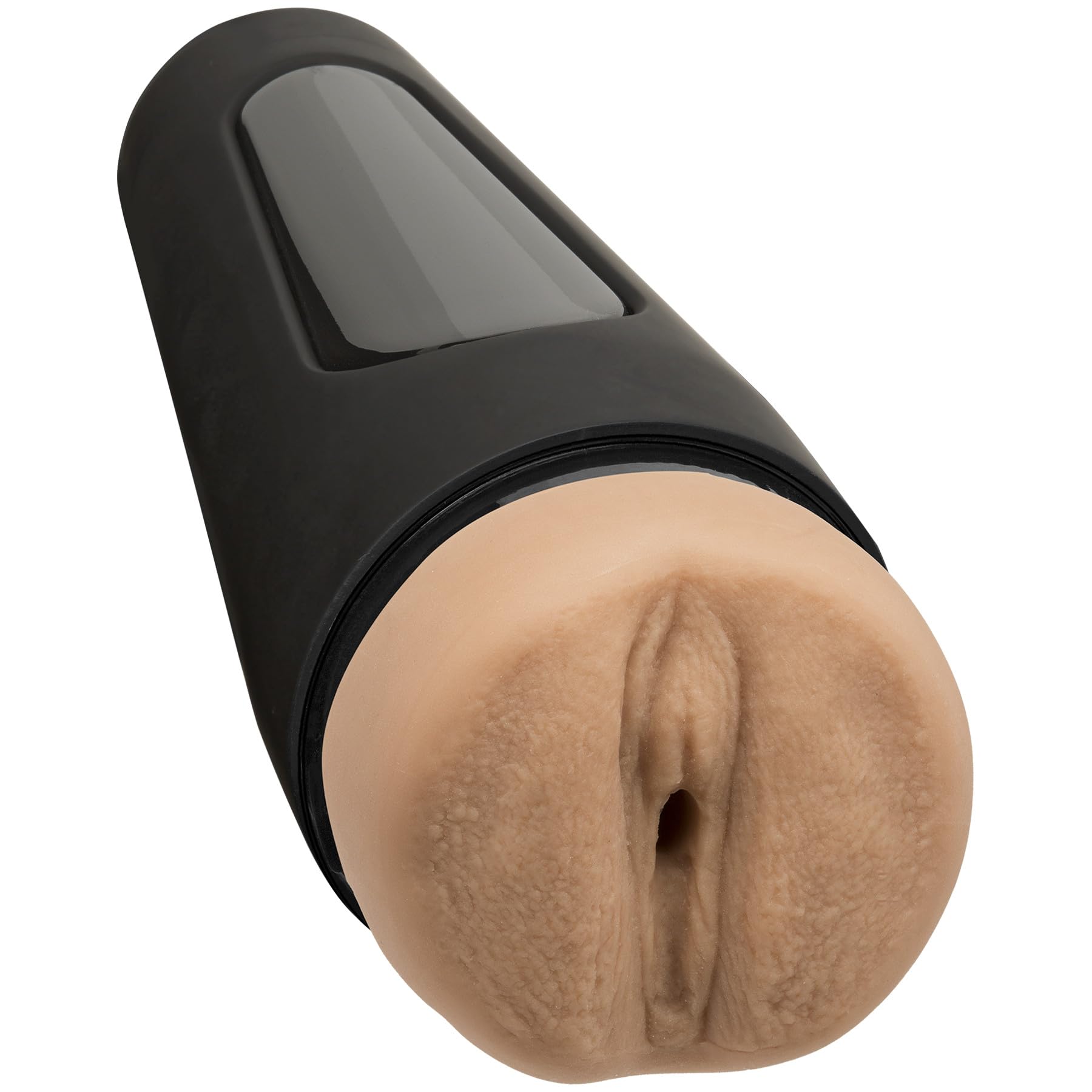 Main Squeeze - Sophie Dee ULTRASKYN Stroker - Realistic Textured Pussy Masturbator with Hard Case, Adjustable Suction, and Squeeze Grip - Vanilla - by Doc Johnson - for Adults Only
