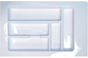 RICHELIEU Customizable Kitchen Drawer Organizer - Adjustable Cutlery Divider - Utensil Tray Uncouplable for Drawers - Kitchen
