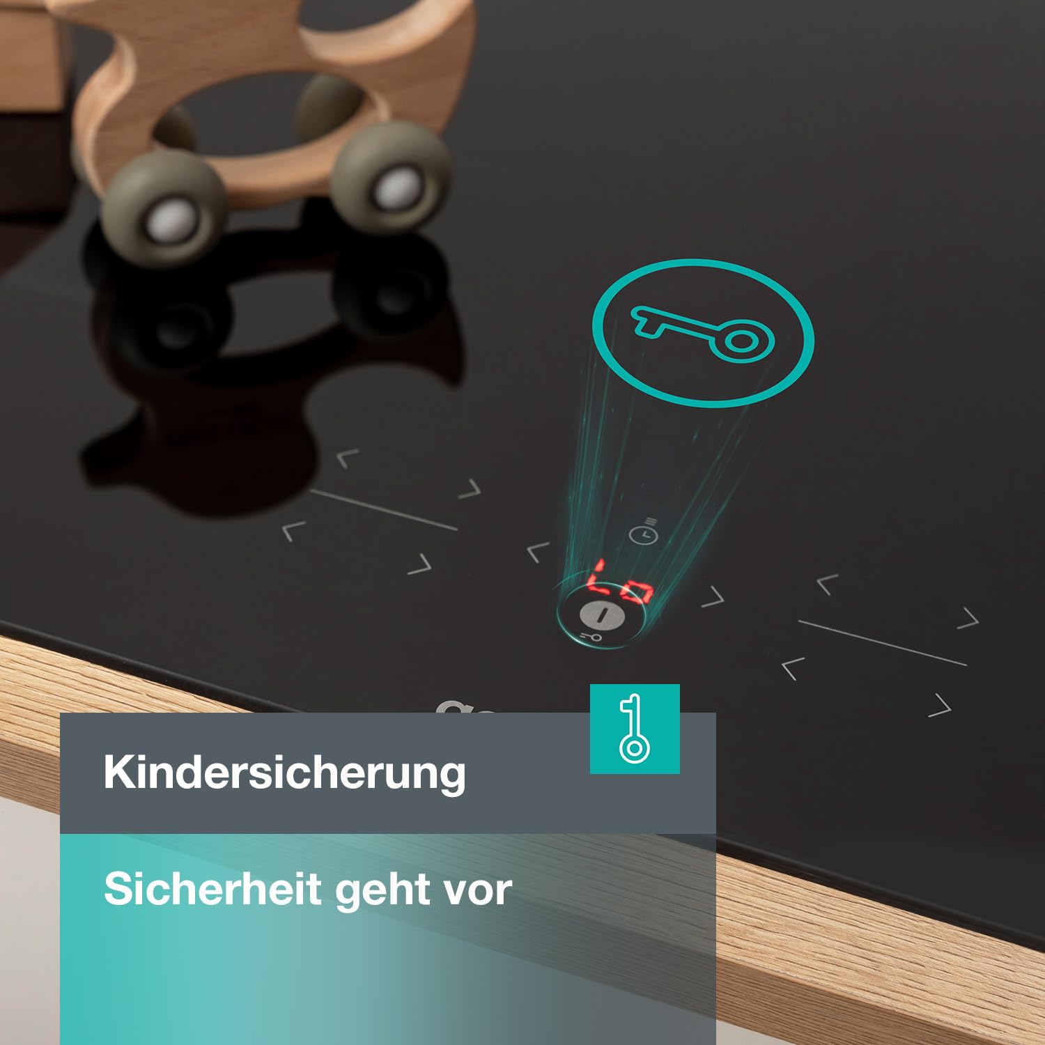 Gorenje GI621FMC Induktions-Kochfeld/Glaskeramik/BridgeZone/TouchControl/PowerBoost/Timer/ChildLock/Restwärmeanzeige/Schwarz 9