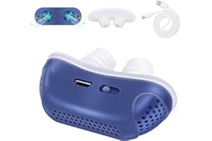 LI VING CANDOR Anti Snoring Devices,Snoring Solution to Stop Snoring,Twin Turbine Electric Adjustable and Breathable,Snoring Solutionfor Men and Women,Suitable for All Nose Shapes