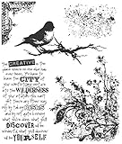 Tim Holtz Cling Stamps 7