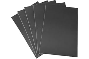 VUAOHIY Foam Sheets with Adhesive Backing Foam Padding Neoprene Rubber Mat Closed Cell Sheet Anti-Slip Insulation Rubber Anti Vibration Square Pad (12" x 8" x 1/8", 5 Pcs)