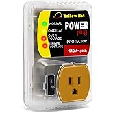 Surge Protector,Voltage Protector for Home Appliance, Voltage Brownout Outlet 110V 15A 2200 Watts Black