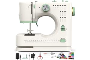 SNOWVOICE StitchMaster Pro:Ballet on twin needles.Sewing machine,sewing machine for beginners,Double needle and double thread,16 kinds of stitches