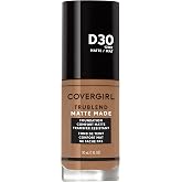 COVERGIRL TruBlend Matte Made Liquid Foundation, Bronze, 1.01 Fl Oz (Pack of 1)