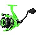KastKing Zephyr Spinning Reel– 5.6oz - Size 500 is Perfect for Ultralight/Ice Fishing,7+1/6+1BB Smooth Powerful Fishing Reel, Fresh & Saltwater Fishing Reel, Oversized Stainless Steel Main Shaft-Green