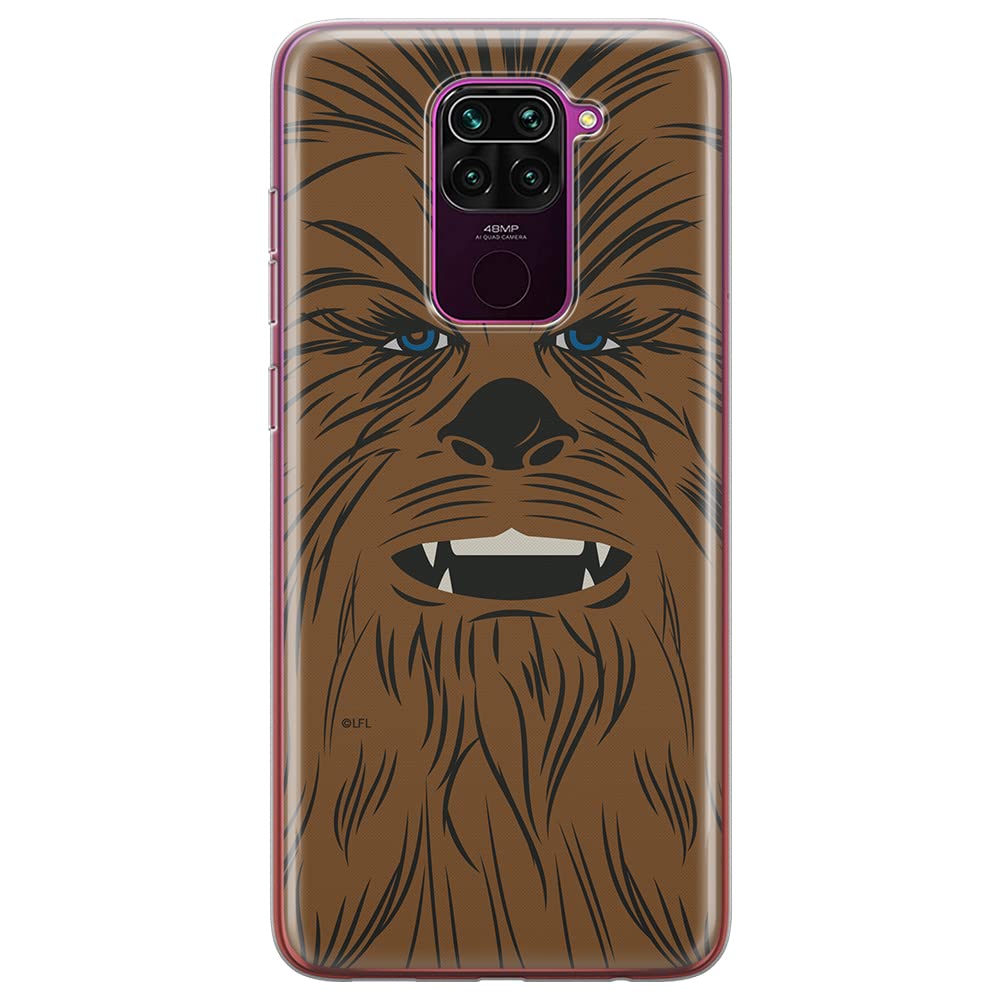 ERT GROUP mobile phone case for Xiaomi REDMI NOTE 9 original and officially Licensed Star Wars pattern Chewbacca 005 optimally adapted to the shape of the mobile phone, case made of TPU