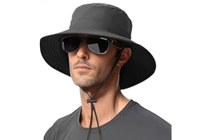 LOUXPERT Sun Hat for Women and Men Sun Protection UPF 50+: Wide Brim Hat for Fishing Hiking