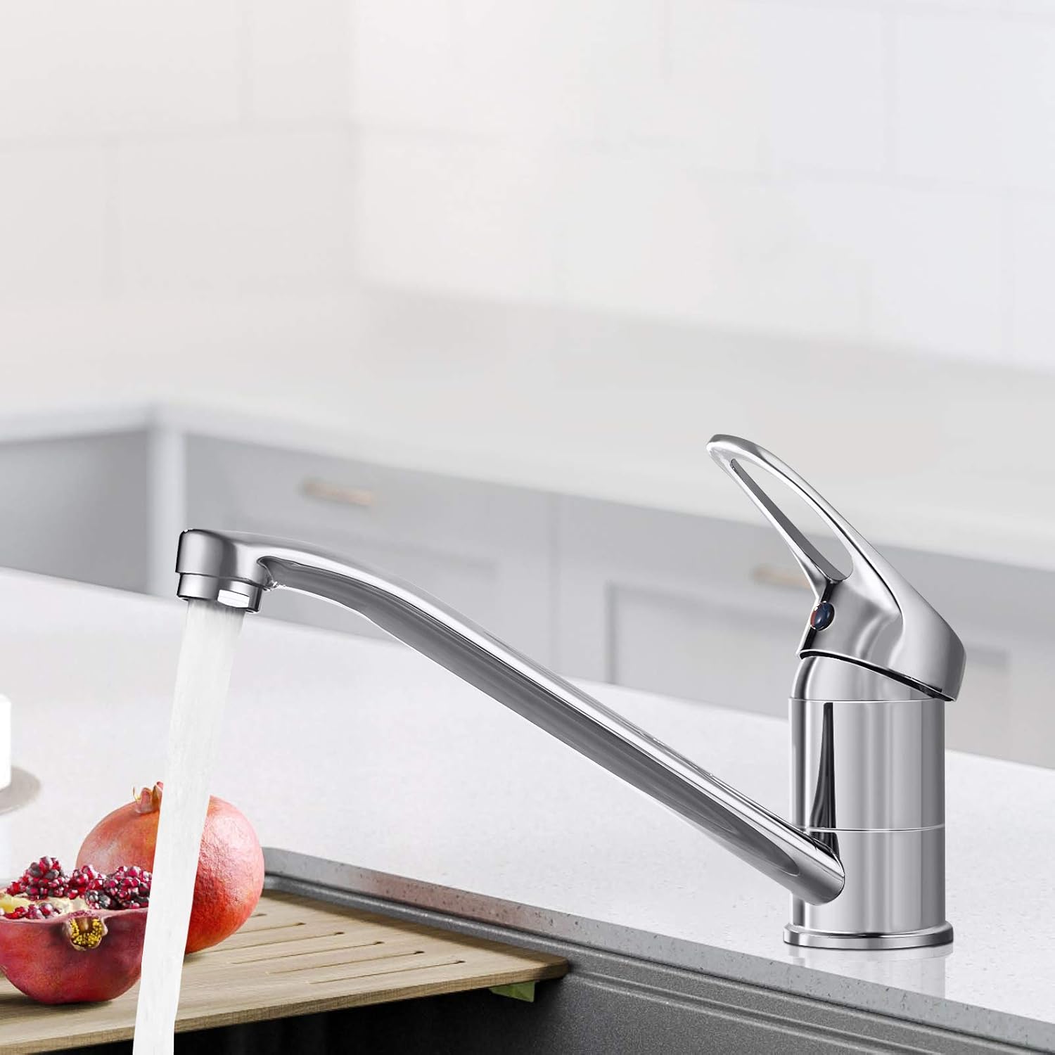 BONADE Low Pressure Kitchen Tap 360° Rotatable Low Pressure Tap Kitchen