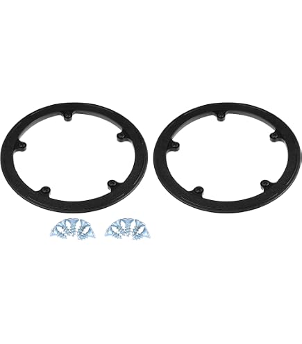 Protège-pédalier VTT 46/48T – Housse Plateau 4/5 Trous, Anti-huile Et Anti-pantalon, Plastique Résistant (marron Transparent)