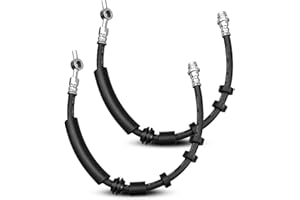 ULZOZN Front Right＆Left Brake Hose Fit for Land Rover Discovery Sport 2012-2019 Range Rover Evoque 2012-2018 Replace LR075356 LR057827 LR095287 LR135811 LR075355 LR059121 LR095289 LR135813