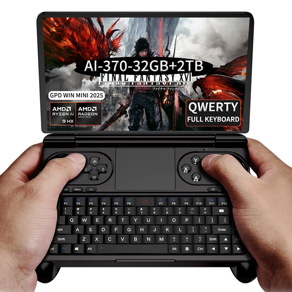 GPD Win Mini 2025 [AMD AI 370-32GB+2TB] 7 Inches