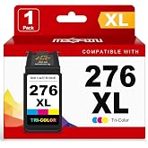 MEGAIN 276XL Ink Cartridge Replacement for Canon CL-276 276XL for Canon PIXMA TS3500 TS3520 TS3522 TS3700 TS3720 TS3722 TR4700 TR4720 TR4722 TR4723 TR4725 Printer Ink Cartridges (1-Color)