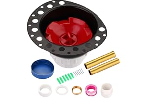 NOARIXA Freestanding Tub Drain Rough-in Kit, Bathtub Drain Kit with PVC Plastic Adapter and Brass Tail Pipes, Compatible with Freestanding Bathtub, Floor Mounted Bathtub and Copper Bathtub