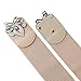 JASGOOD Girl's Fashion Vintage Wide Elastic Stretch Adjustable Waist Cinch Belt Beige Size Large