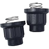 FDXGYH AA Battery Push Button Igniter 2pcs Black Gas Grill Spark Generator Ignitor Switch Cap