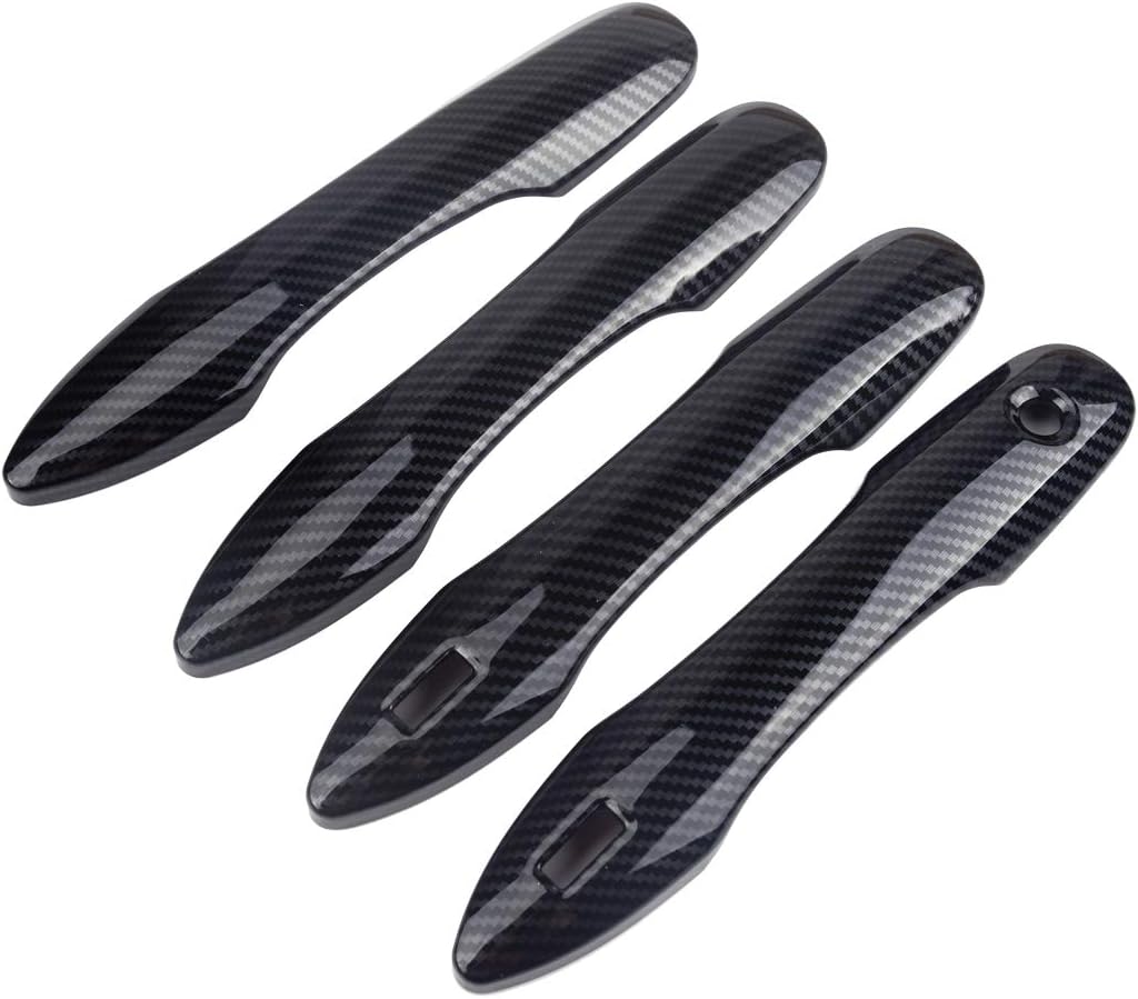 CITALL Carbon fiber handle cover Fit For Toyota Corolla Hatchback Auris 2019