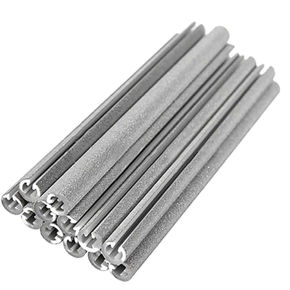 de bicicleta 10 unidades color plateado