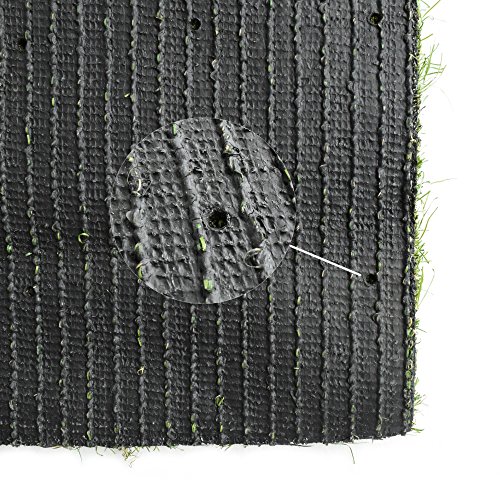 iCustomRug Thick Turf Rugs and Runners 3' X 5' Pet Friendly Artificial Grass Shag | Available in 48 Different Sizes with Binding Tape Finished Edges